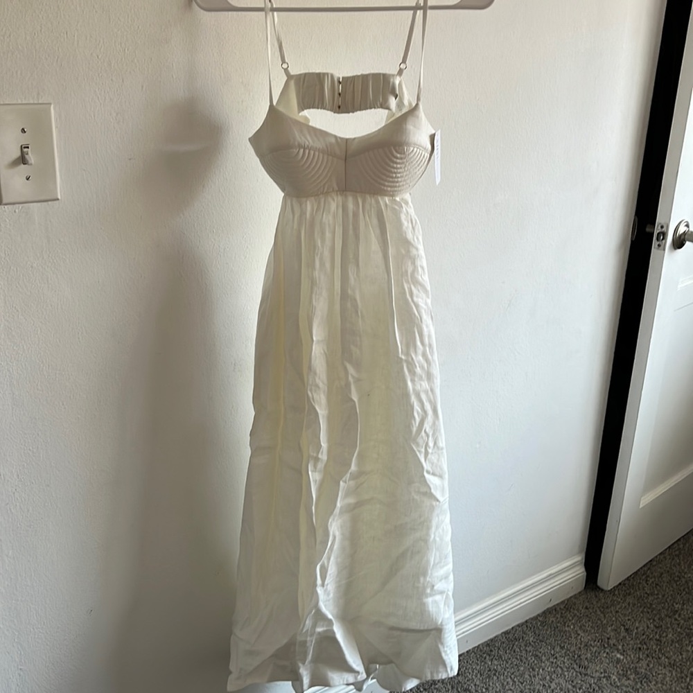 Intermix white midi dress size XS NEVER WORN